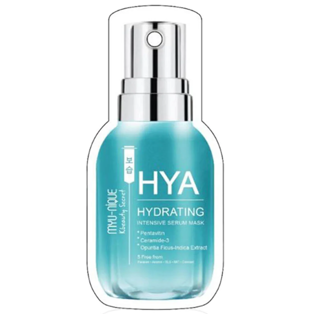 MYU-NIQUE - Hya Hydrating Intensive Serum Mask 25g. (Pack of 3)