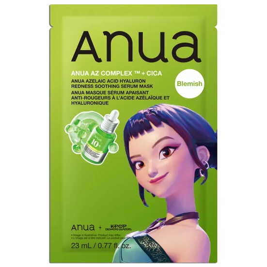 Anua - Kpop Demon Hunters Azelaic Acid Hyaluron Redness Soothing Serum Mask 23ml. (Pack of 6)