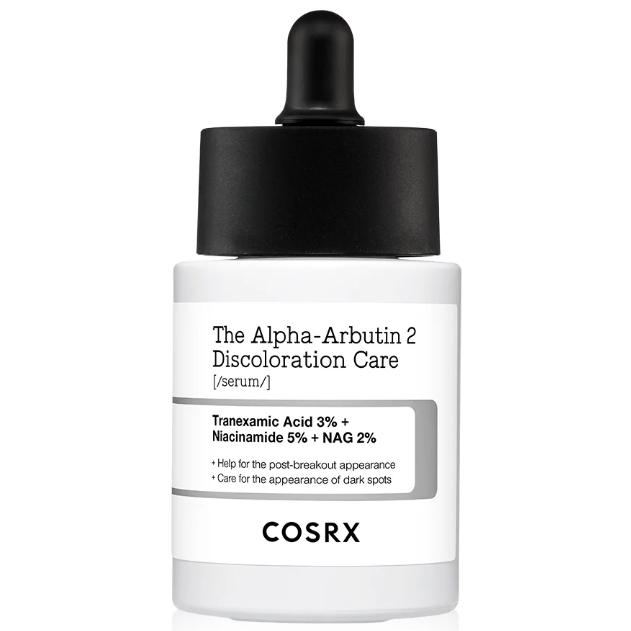 COSRX - The Alpha-Arbutin 2 Discoloration Care Serum with Tranexamic Acid 3% + Niacinamide 5% + NAG 2% 50g.