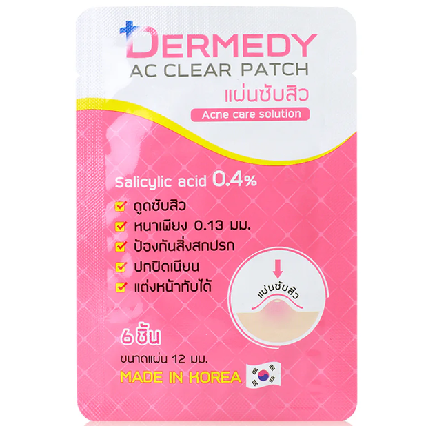 Dermedy - AC Clear Patch Salicylic 0.4% 6 Dots (Pack of 3)