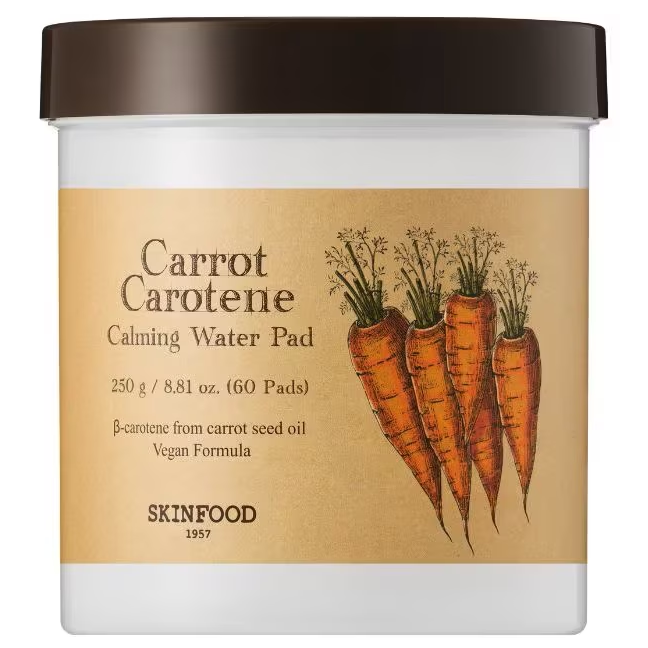 Skinfood - Carrot Carotene Calming Water Pad 250g. (60 Pads)