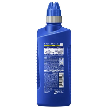 Success - Kao - Medicated Extra Cool Shampoo For Men One-Shot Oil Wax 400ml.