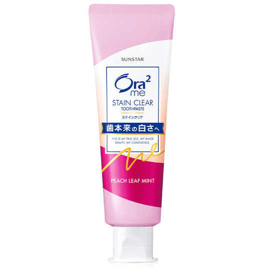 Ora2 - me Stain Clear Toothpaste Peach Leaf Mint 140g.