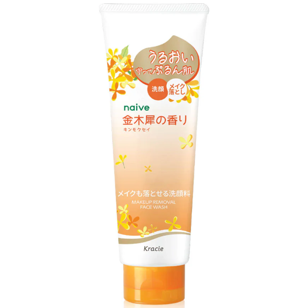 Naive - Makeup Removal Face Wash Kinmokusei 180g.