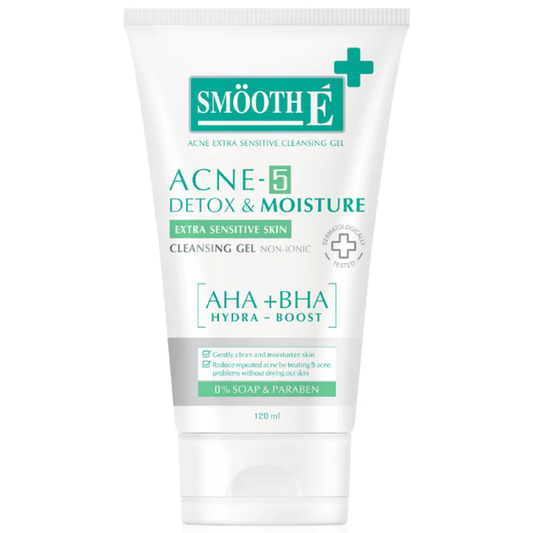 Smooth E - Acne Extra Sensitive Cleansing Gel 120ml.