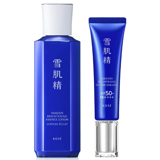 KOSE - Bundle: 1x Sekkisei Brightening Essence Lotion 200ml. + 1x Day Care Emulsion 35g.