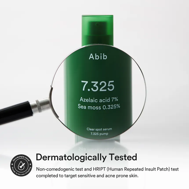 Abib - Clear Spot Serum 7.325 Pump with Azelaic Acid 7% and Sea Moss 0.325% 30ml.