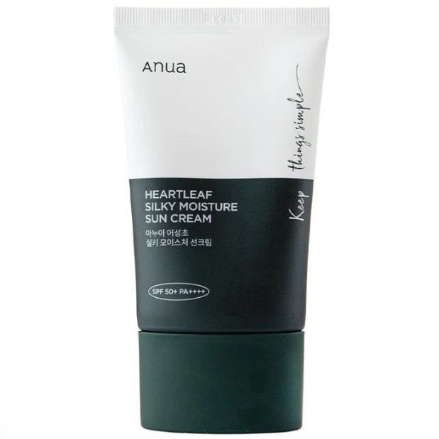 Anua - Heartleaf Silky Moisture Sun Cream SPF50+ PA++++ 50ml.
