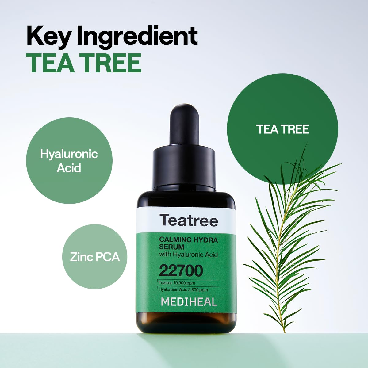 Mediheal - Teatree Calming Hydra Serum with Niacinamide 40ml.