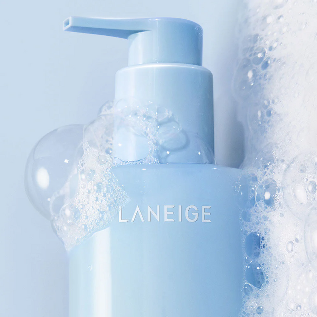 Laneige - Water Bank Gentle Gel Cleanser, Skin Friendly pH 5.0, Barrier Protection, Makeup Removing 250ml.