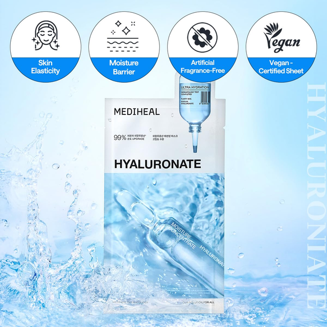 Mediheal - Hyaluronate Essential Mask Ultra Hydration 24ml. (Pack of 4)