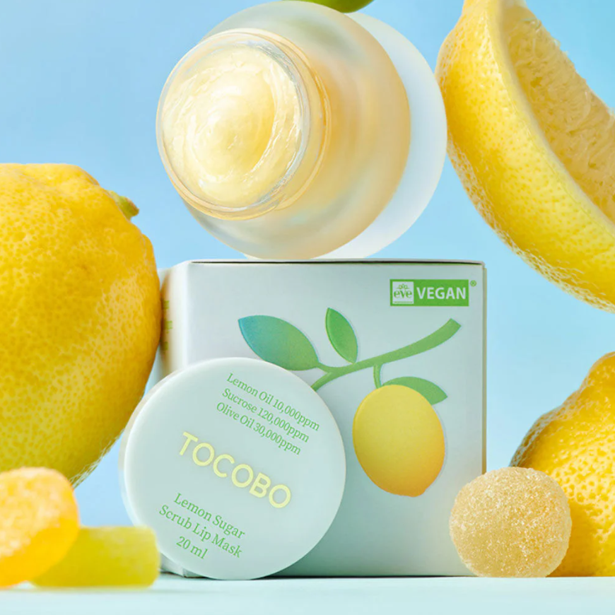 TOCOBO - Lemon Sugar Scrub Lip Mask 20ml.