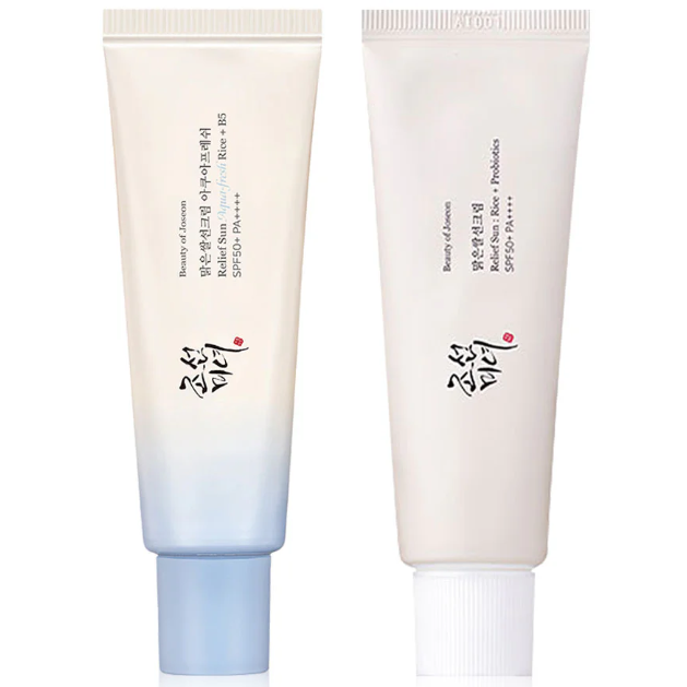 Beauty of Joseon - Bundle: 1x Relief Sun Rice + Probiotics 50ml. + 1x Relief Sun Aqua-Fresh Rice B5 SPF50+ PA++++ 50ml.