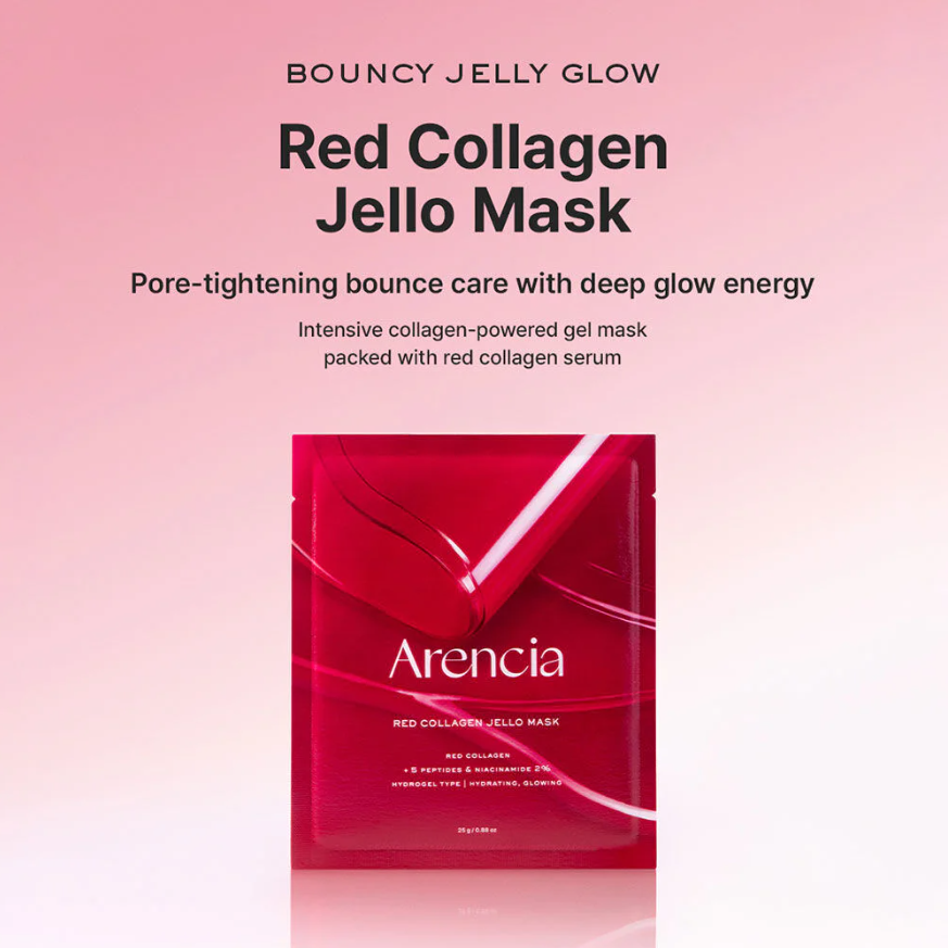 Arencia - Red Collagen Jello Mask 25ml. (Pack of 4)