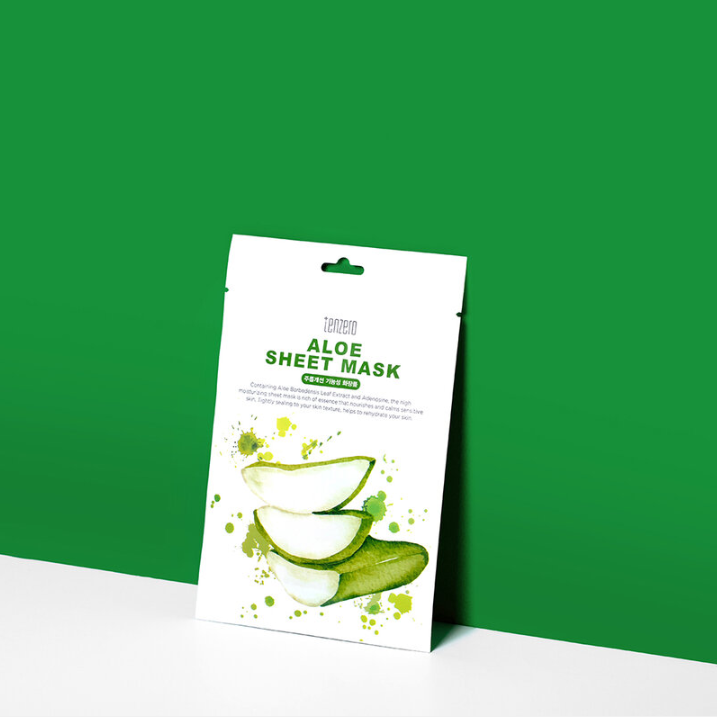 TENZERO - Aloe Sheet Mask 25ml. (PAck of 6)