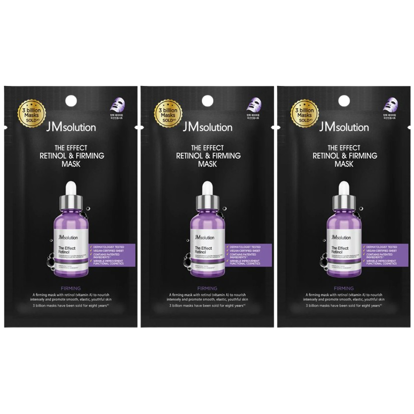 JM Solution - The Effect Retinol & Firming Mask 24ml. (Pack of 3)