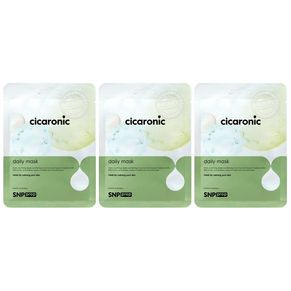 SNP - Prep Cicaronic Daily Mask 20ml. (Pack of 3)