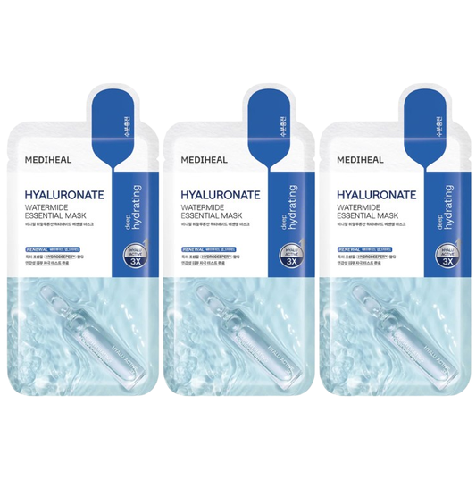 Mediheal - Hyaluronate Watermide Essential Mask 24ml. (Pack of 3)