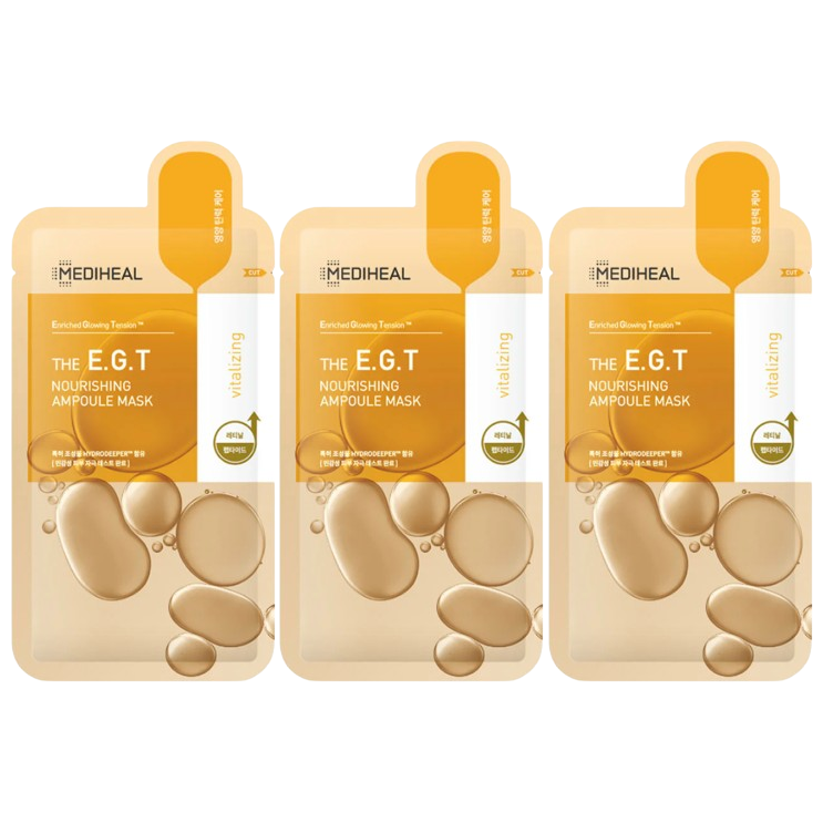 Mediheal - The E.G.T Nourishing Ampoule Mask 27ml. (Pack of 3)