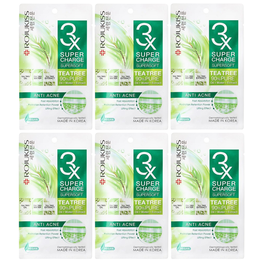 Rojukiss - Supercharge Supersoft Anti Acne Mask 25ml. (Pack of 6)