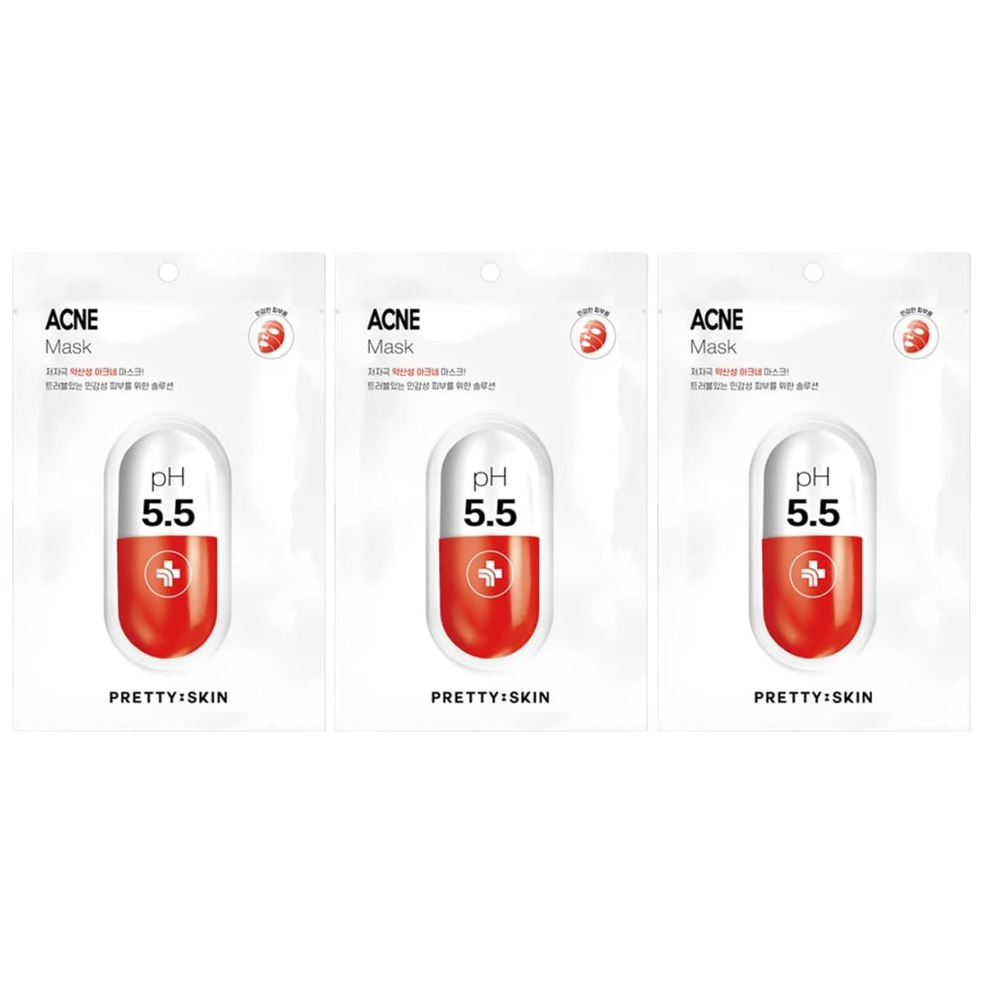 Pretty Skin - Acne Capsule Mask 25g. (Pack of 3)