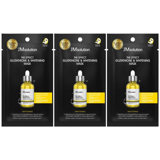 JM Solution - The Effect Glutathione & Whitening Mask 24ml. (Pack of 3)