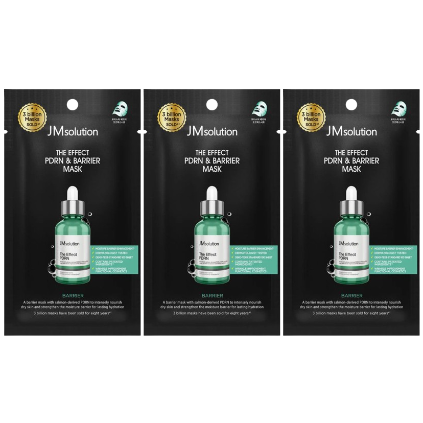 JM Solution - The Effect PDRN & Barrier Mask 24ml. (Pack of 3)