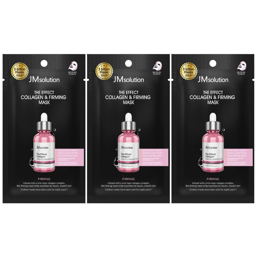 JM Solution - The Effect Collagen & Firming Mask 24ml. (Pack of 3)