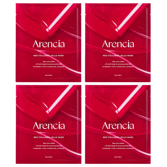 Arencia - Red Collagen Jello Mask 25ml. (Pack of 4)