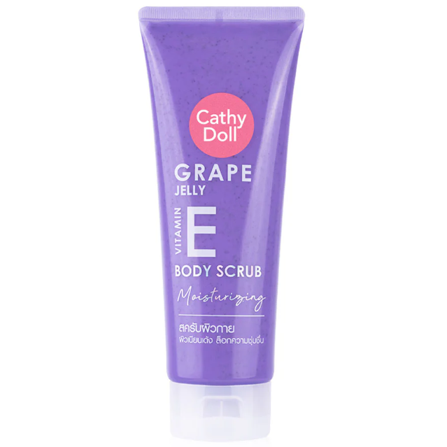 Cathy Doll - Grape Jelly Vitamin E Body Scrub Moisturizing 320g.