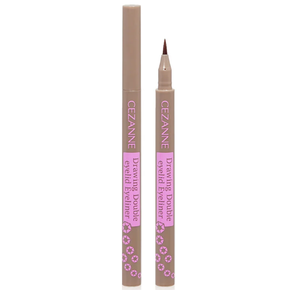 Cezanne - Drawing Double Eyelid Eyeliner #20 Greige For Shadows 0.6ml.