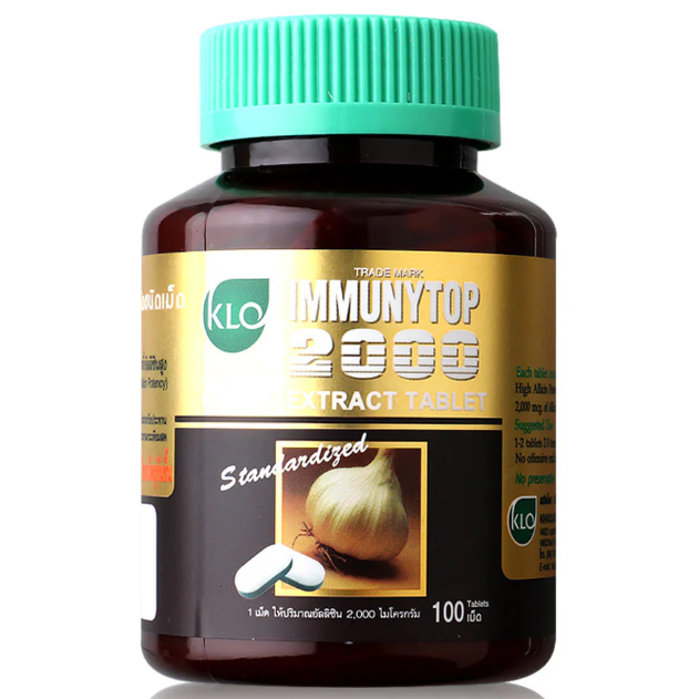 Khaolaor - Immunytop 2000 Garlic Extract 100 Tablets