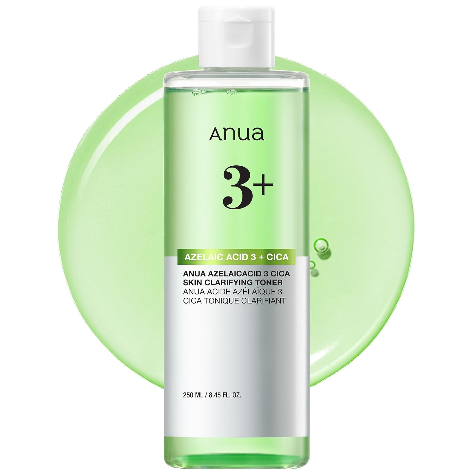 Anua - Azelaic Acid 3 Cica Skin Clarifying Toner 250ml.