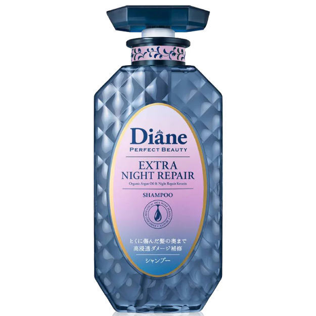 Moist Diane - Extra Night Repair Shampoo with Organic Argan Oil & Night Repair Keratin 450ml.