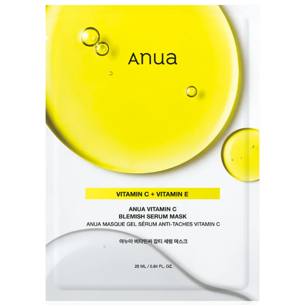 Anua - Vitamin C + Vitamin E Blemish Serum Mask 25ml. (Pack of 6)