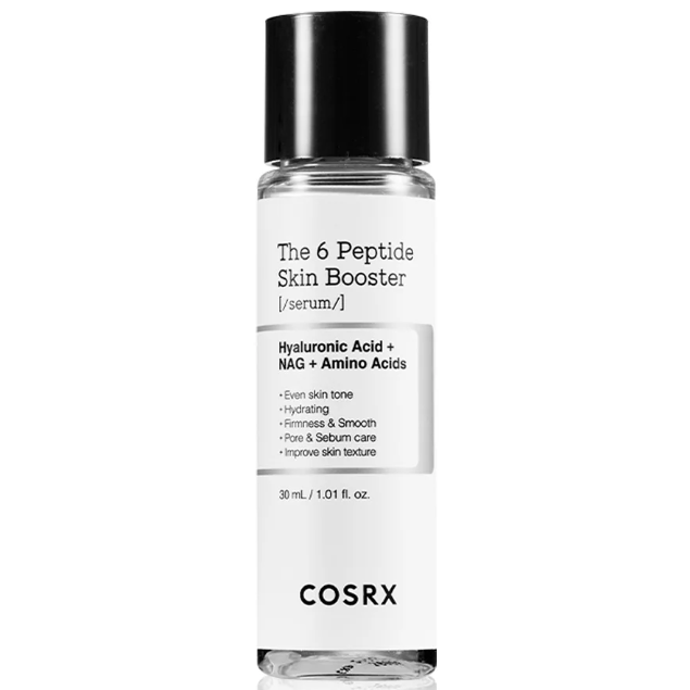 COSRX - The 6 Peptide Skin Booster Serum with Hyaluronic Acid + NAG + Amino Acids 30ml.