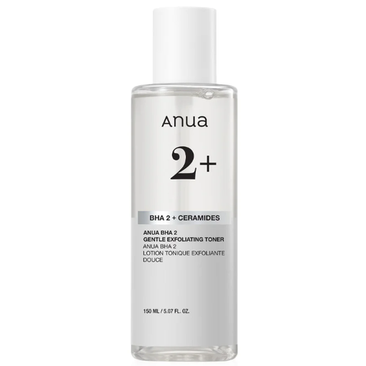 Anua - 2+ BHA 2 + Ceramides Gentle Exfoliating Toner 150ml.