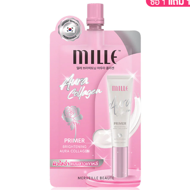 Mille - Brightening Aura Collagen 6g. (Pack of 3)