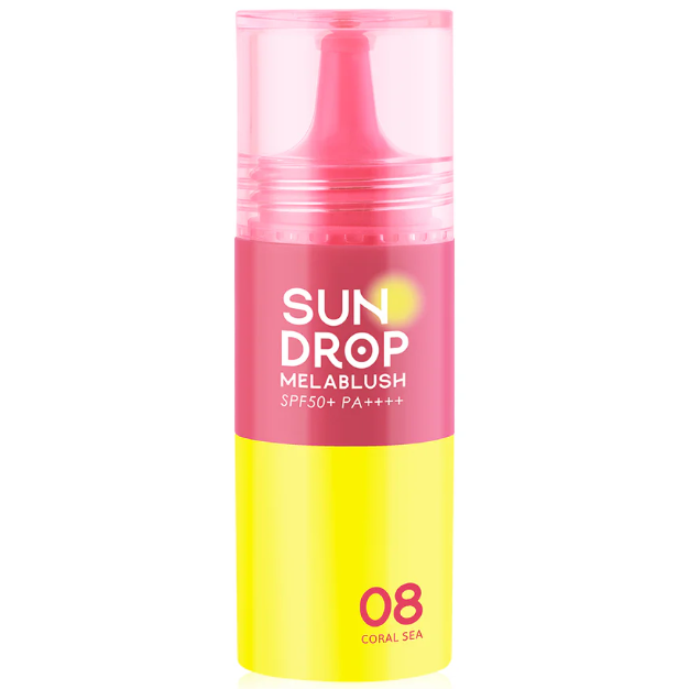 Cathy Doll - Sundrop Melablush #08 Coral Sea SPF50+ PA++++ 6g.