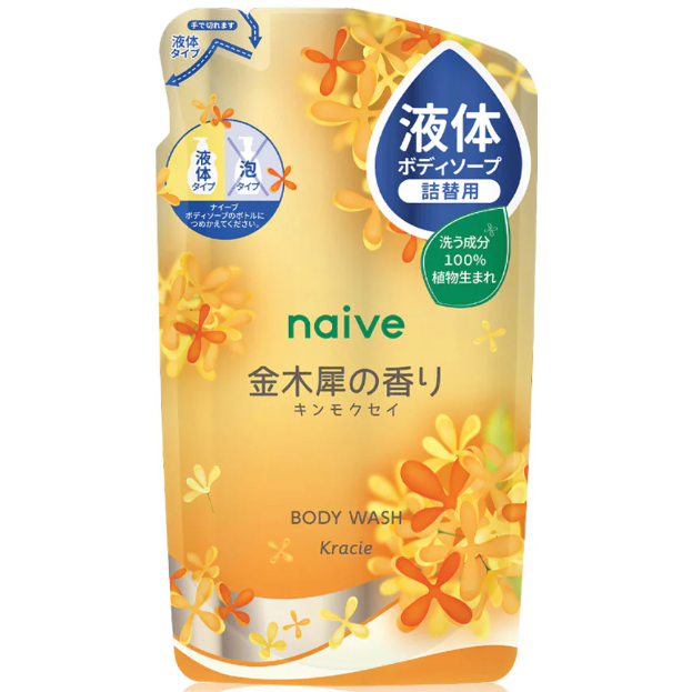 Naive - Body Wash Refill Kinmokusei 360ml.