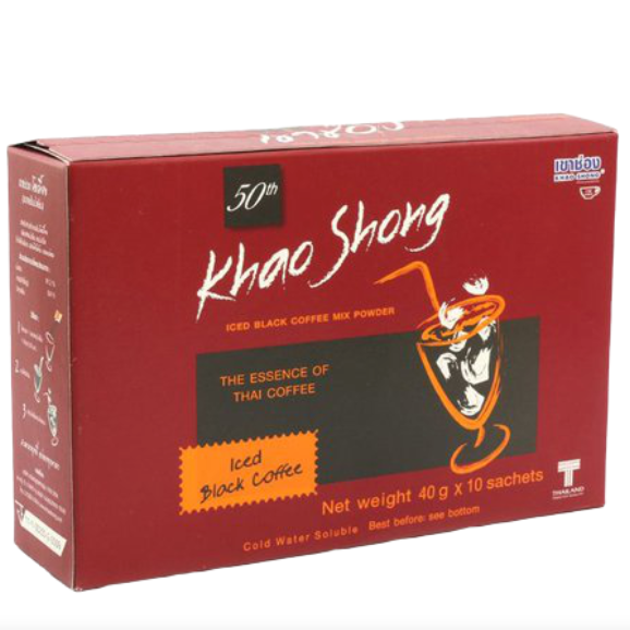 Khao Shong - Iced Black Coffee Powder 400g.