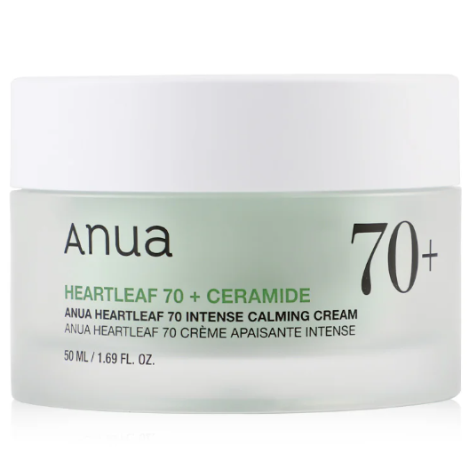 Anua - Heartleaf 70 +Ceramide Intense Calming Cream 50ml.