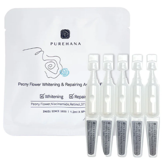 Purehana - Peony Flower Whitening Repair Ampoule Essence (1.2ml x 5pcs)
