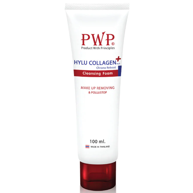 PWP - Hylu Collagen Plus Chrono Reboot Facial Foam 100ml.