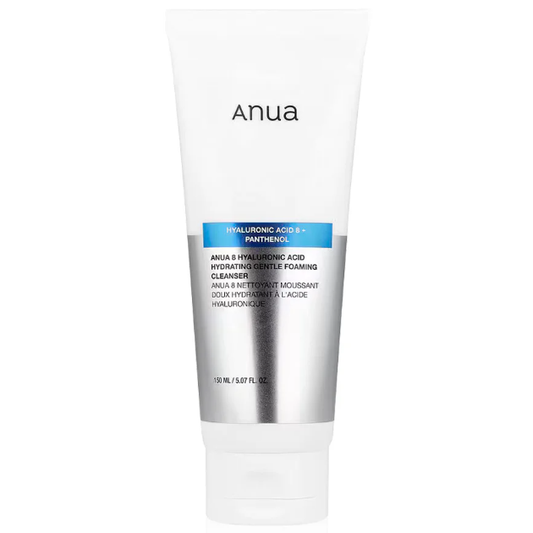 Anua - Hyaluronic Acid 8 + Panthenol Hydrating Gentle Foaming Cleanser 150ml.