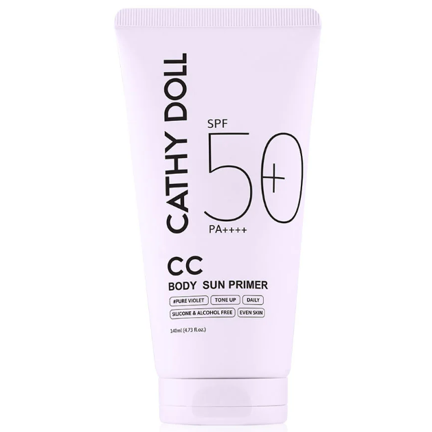 Cathy Doll - CC Body Sun Primer, Pure Violet SPF50+ PA++++ 140ml.