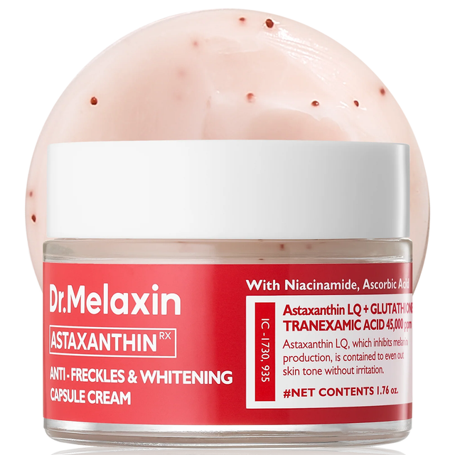 Dr.Melaxin - Astaxanthin Anti-Freckles & Whitening Capsule Cream with Niacinamide 50g.