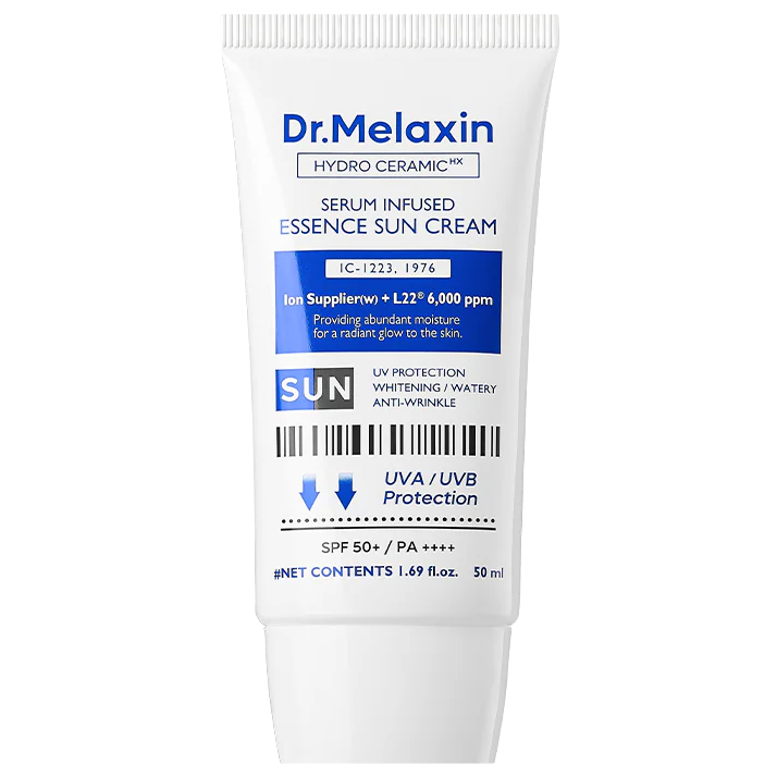 Dr.Melaxin - Hydro Ceramic HX Serum Infused Waterfull Essence Sunscreen Cream SPF50+ PA ++++ 50ml.