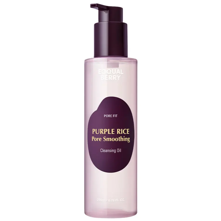 EQQUALBERRY - Purple Rice Pore Smoothing Cleansing Oil 200ml.