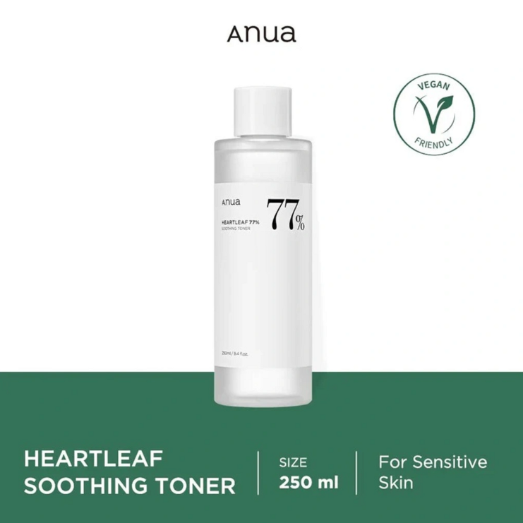 Anua - Heartleaf 77% Soothing Toner 250ml.